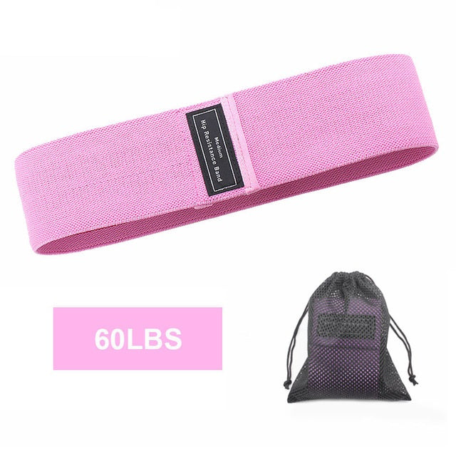 Yoga Stretch Band Squat Resistance Band Training Braided Elastic Band Sports DealSniper.net Pink