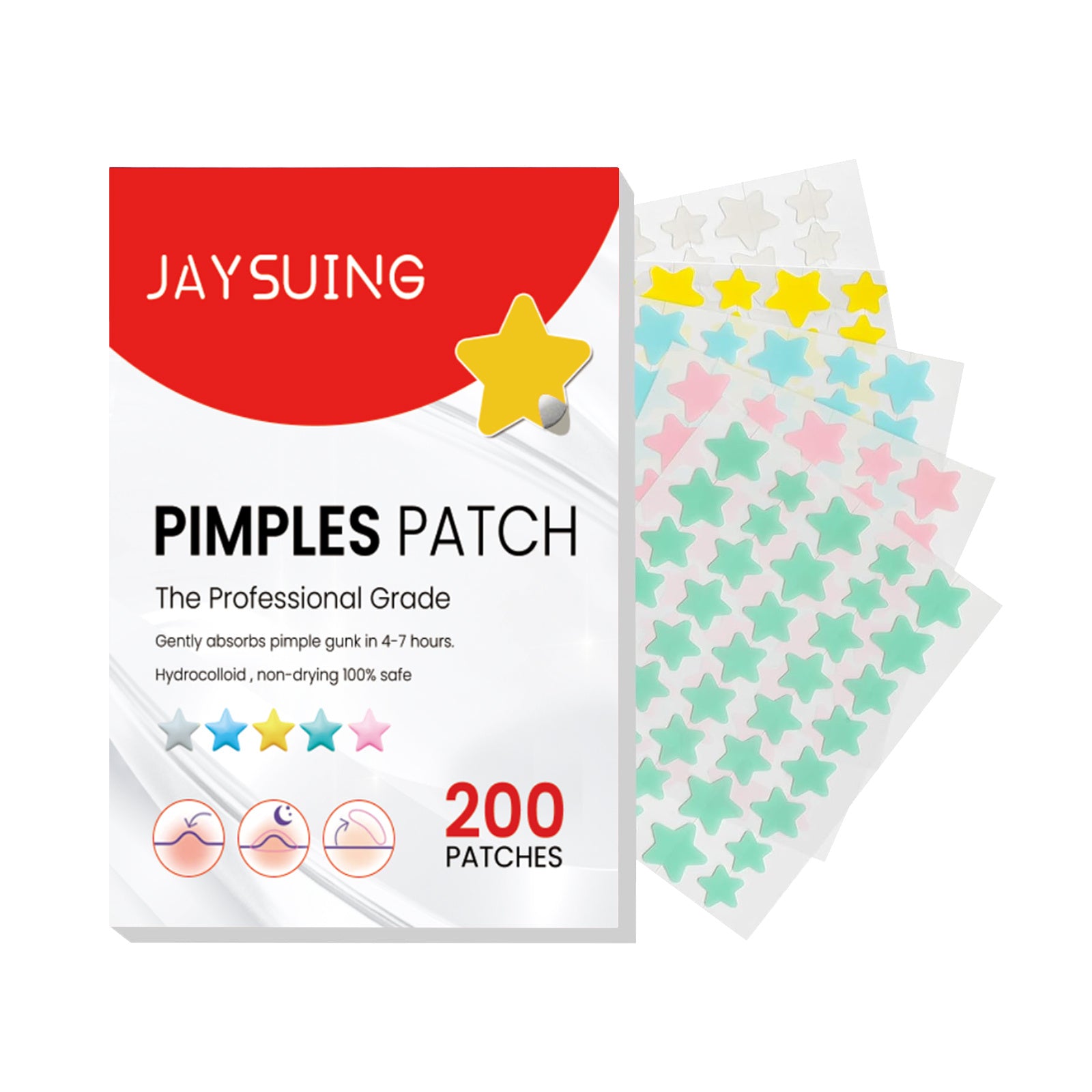 Pimple Patches For Face Hydrocolloid Acne Patches Beauty DealSniper.net A