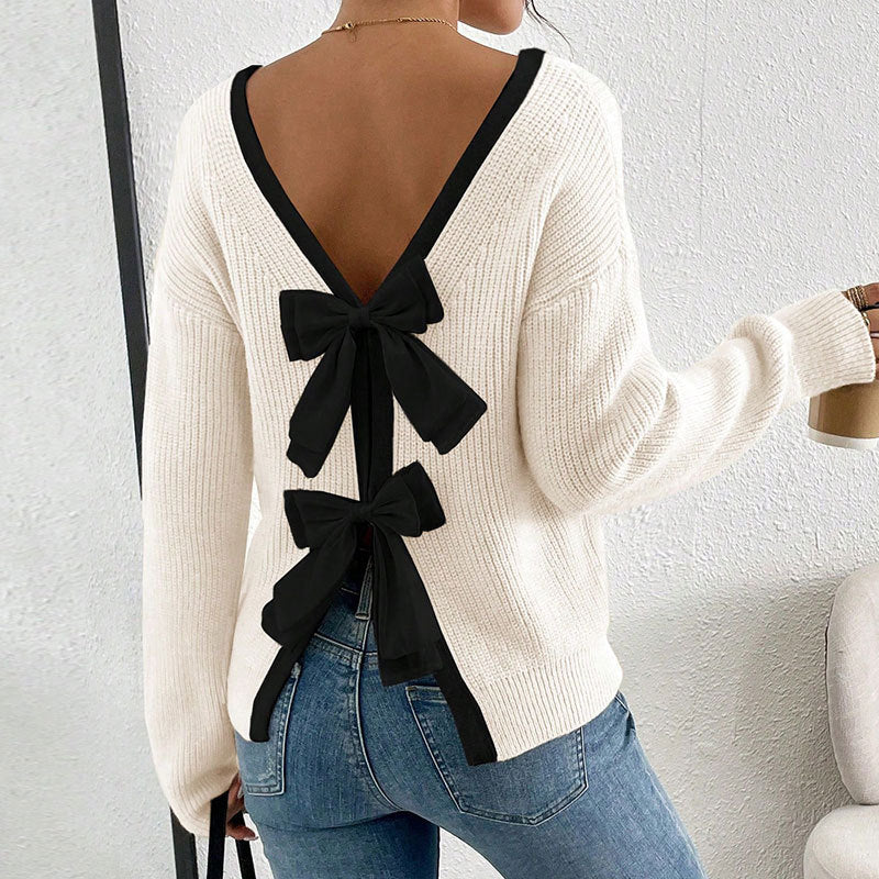 Women's Trendy Round Neck Two-Piece Illusionknit T-Shirt Women Gym From House Beige L