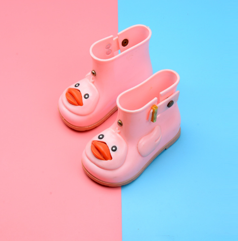 Children's rain boots Korean version of non-slip water shoes