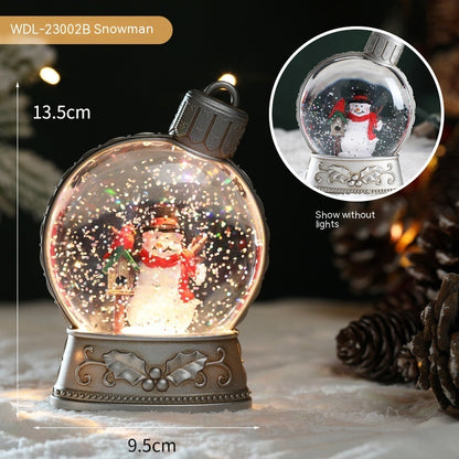 Christmas Holiday Decorations Luminous Simulation Flat Light Home Decor dealsniper-net WDL 23002B Snowman With Battery