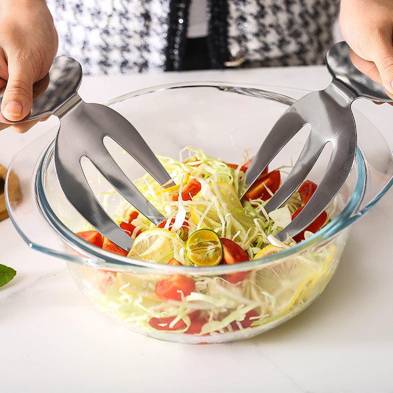 Creative Kitchen Tool Stainless Steel Salad Mixing Fork Kitchen dealsniper-net