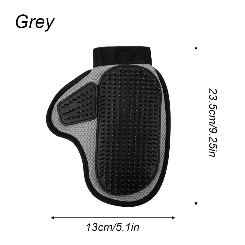 Cat Hair Removal Glove Pet Supplies Bath Massage Jerking Gloves Pets Gym From House Gray