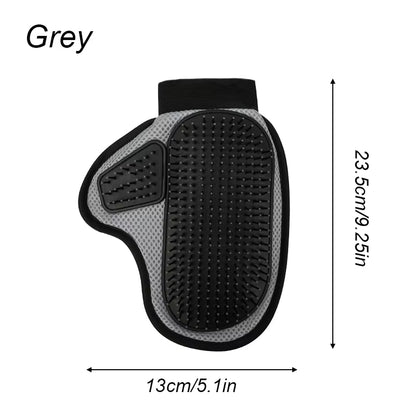 Cat Hair Removal Glove Pet Supplies Bath Massage Jerking Gloves Pets Gym From House Gray