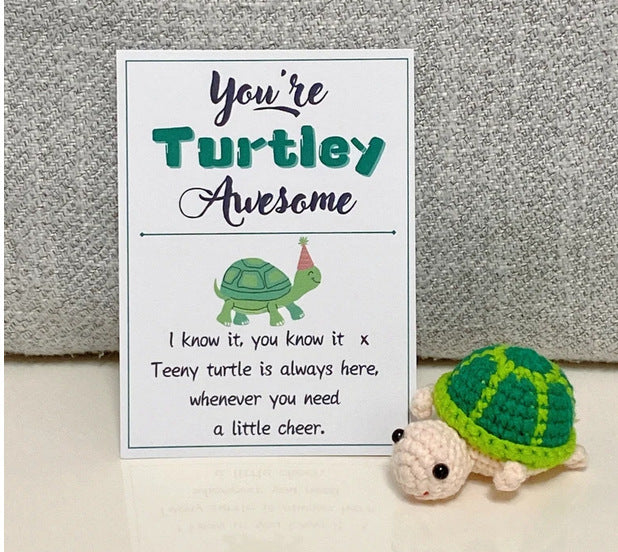 New Cute Positive Energy Pickle Doll Knitting