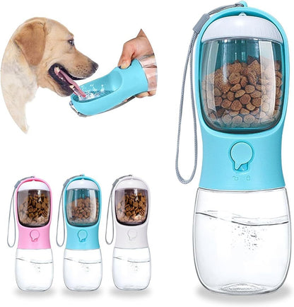 Ravel Puppy Water Bowl Dog Water Bottle With Food Container Pets dealsniper-net