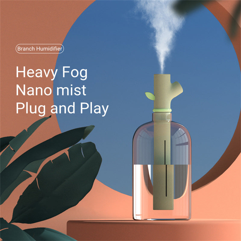 Mini Portable USB Air Humidifier Water Bottle Branch Ultrasonic Cool Mist House dealsniper-net