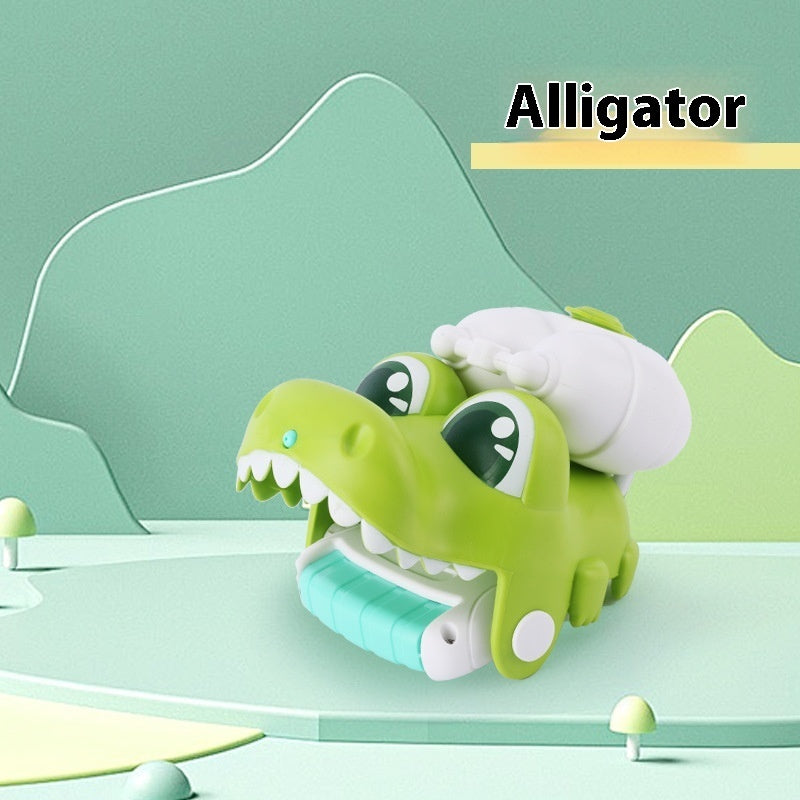Press On Wrist Water Gun Outdoor Beach Handheld Water Gun Kids DealSniper.net Crocodile