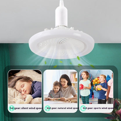 Screw Mouth Electrodeless Dimming Led Ceiling Ceiling Fan Lights House BlenderJuice.com CJ