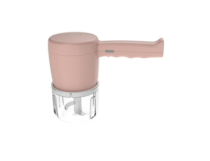 Blender 2 In 1 Multifunctional Electric Hand Mixer USB Planetary Kitchen dealsniper-net Pink USB