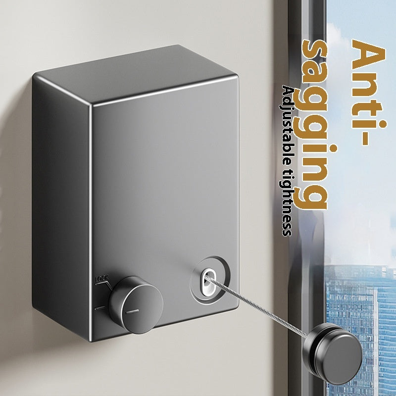Invisible Clothesline Punch-free Balcony Wall-mounted House DealSniper.net