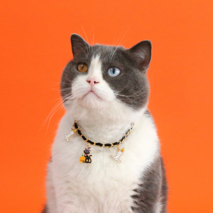 Pet Halloween Collar Velvet Dripping Bat Accessories Pets Gym From House