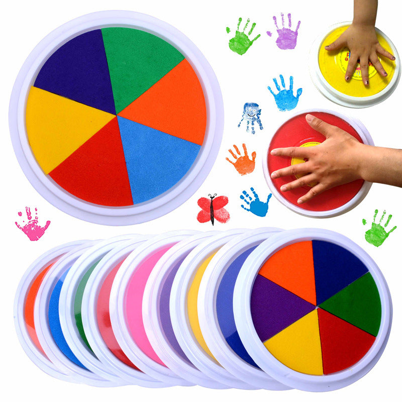 New Hot Selling Kindergarten Finger Print Mud Non-toxic Washable Pigment Kids DealSniper.net
