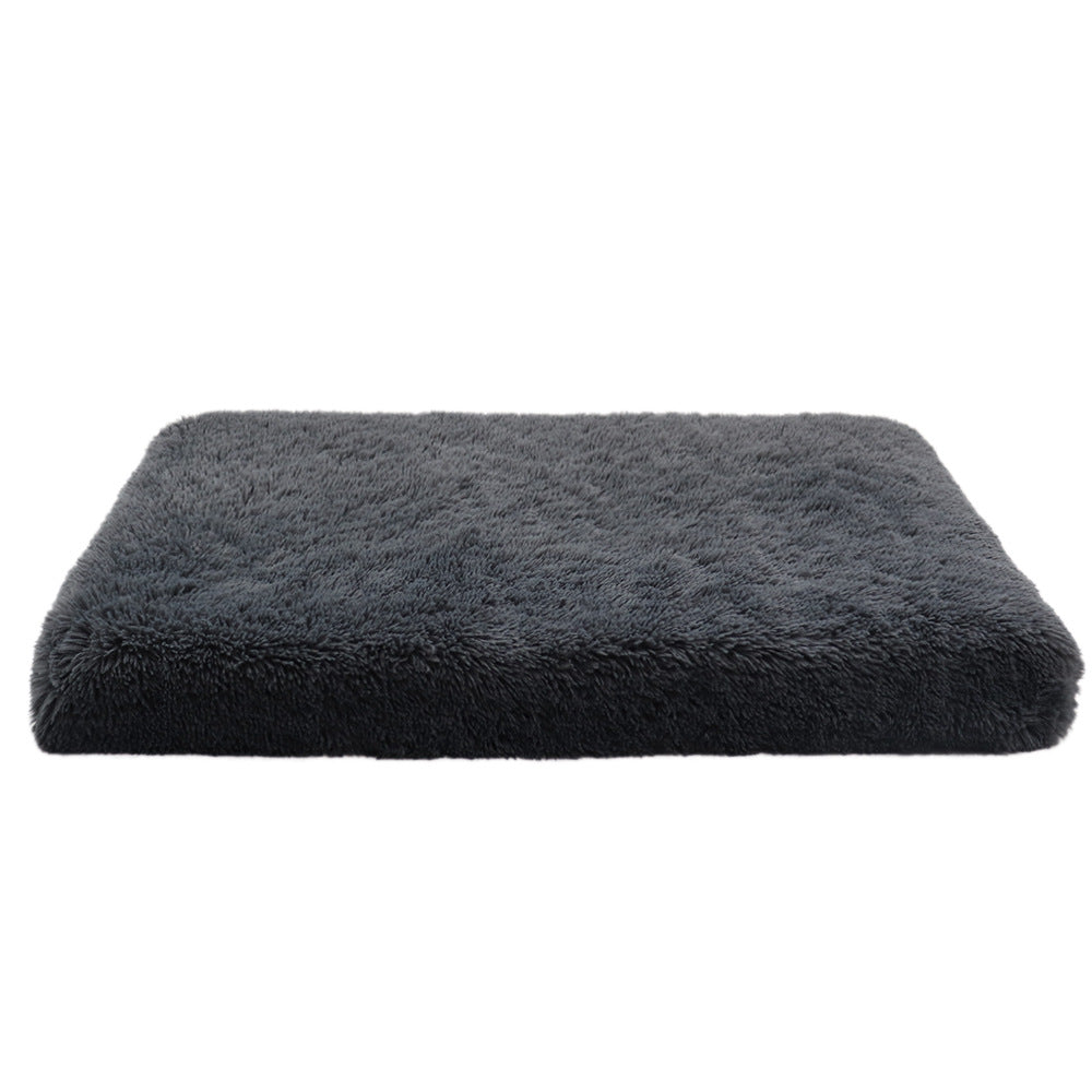 Cushion Nest Deep Sleep Dog Sofa Bed Soft Plush Foam Pets Gym From House Dark grey L