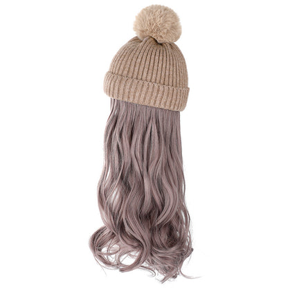 Autumn And Winter New Removable Fashion Woolen Hat Beauty Gym From House