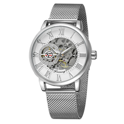 Hot Hollow Men's Genuine Mechanical Watch Men Jewelry Gym From House