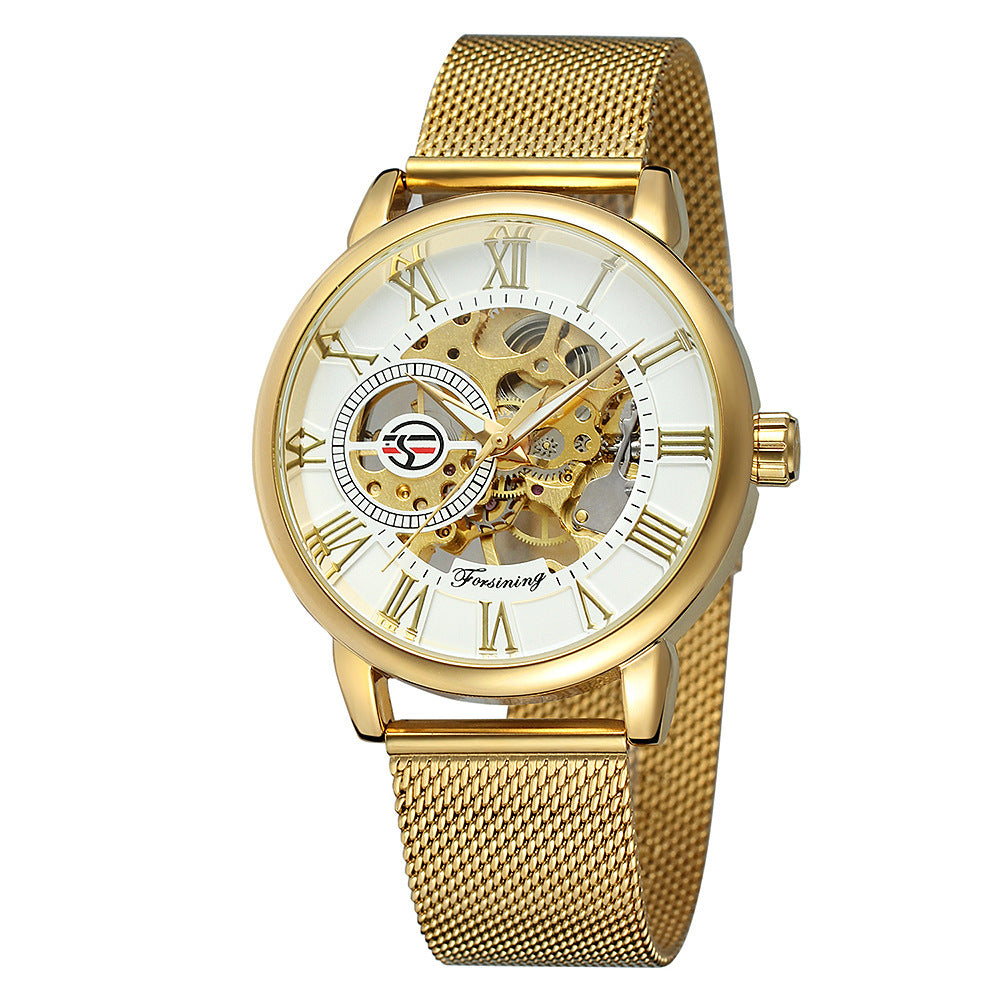 Hot Hollow Men's Genuine Mechanical Watch Men Jewelry Gym From House