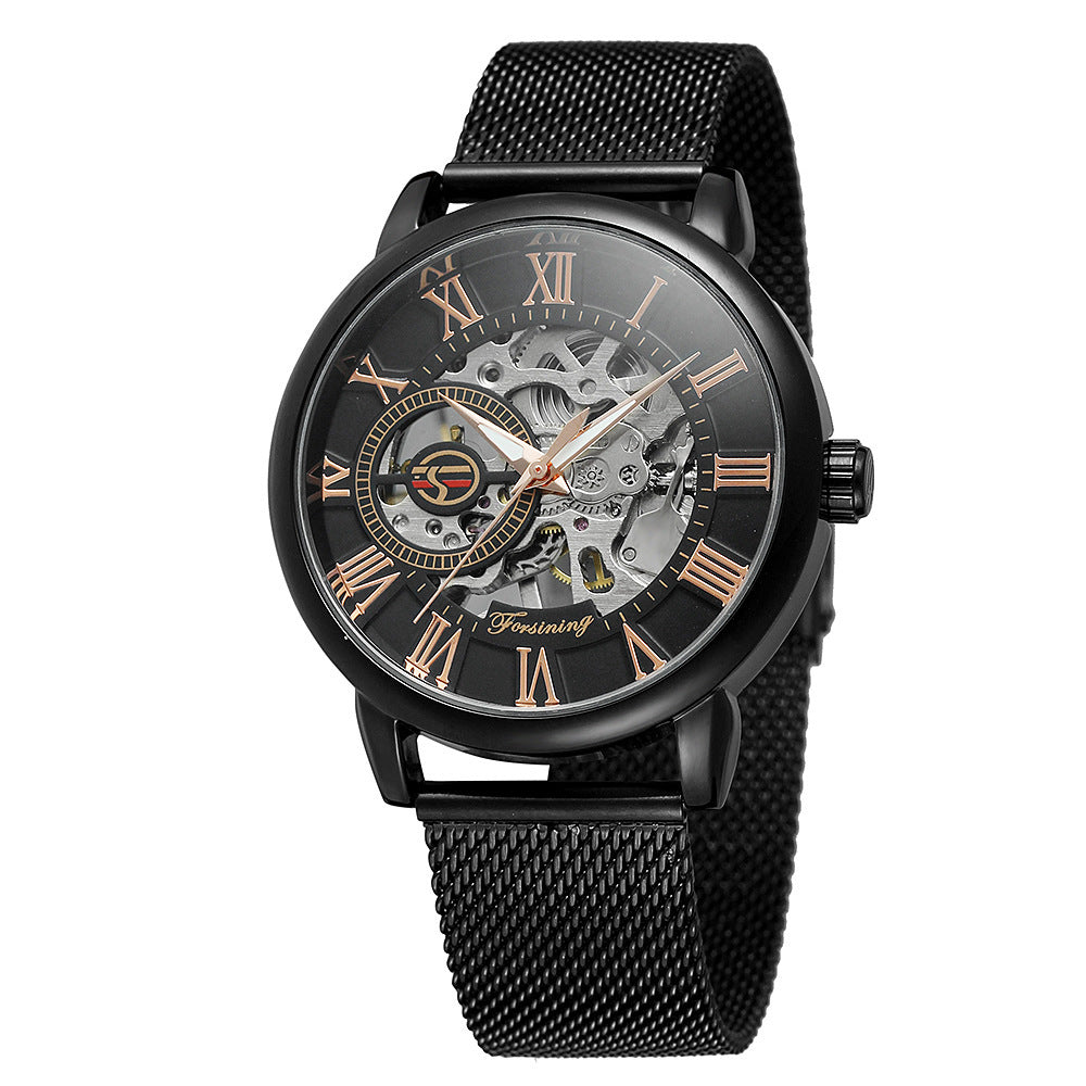 Hot Hollow Men's Genuine Mechanical Watch Men Jewelry Gym From House