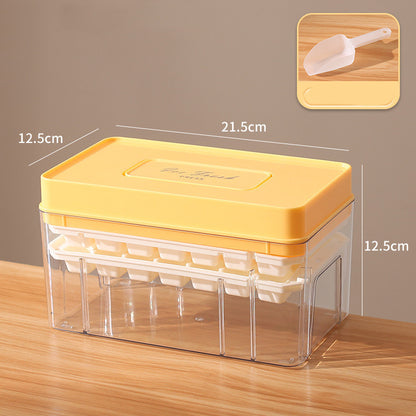 Home Fashion Personality Ice Cube Mold Kitchen dealsniper-net Yellow