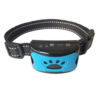 Rechargeable waterproof dog collar Pets DealSniper.net Blue