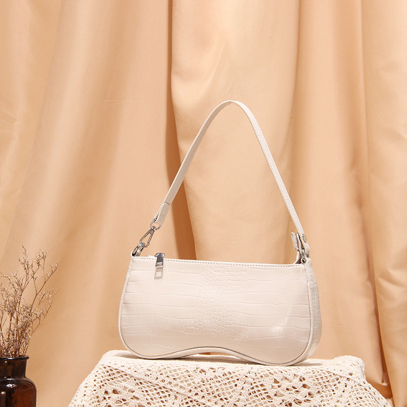 pattern single shoulder bag Women DealSniper.net Beige