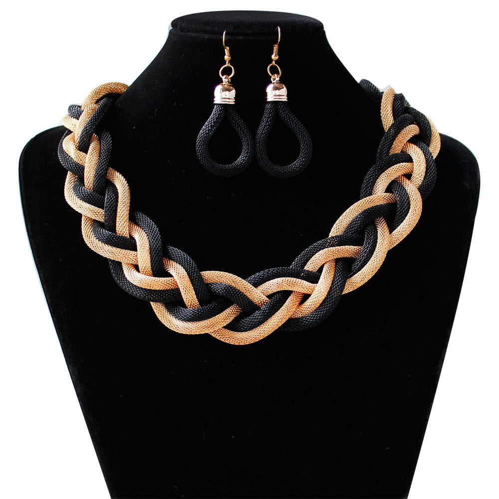 Hand-woven rope necklace chain Jewelry DealSniper.net F
