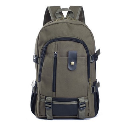 Men's Backpacks Canvas Backpack Student Bags Men DealSniper.net