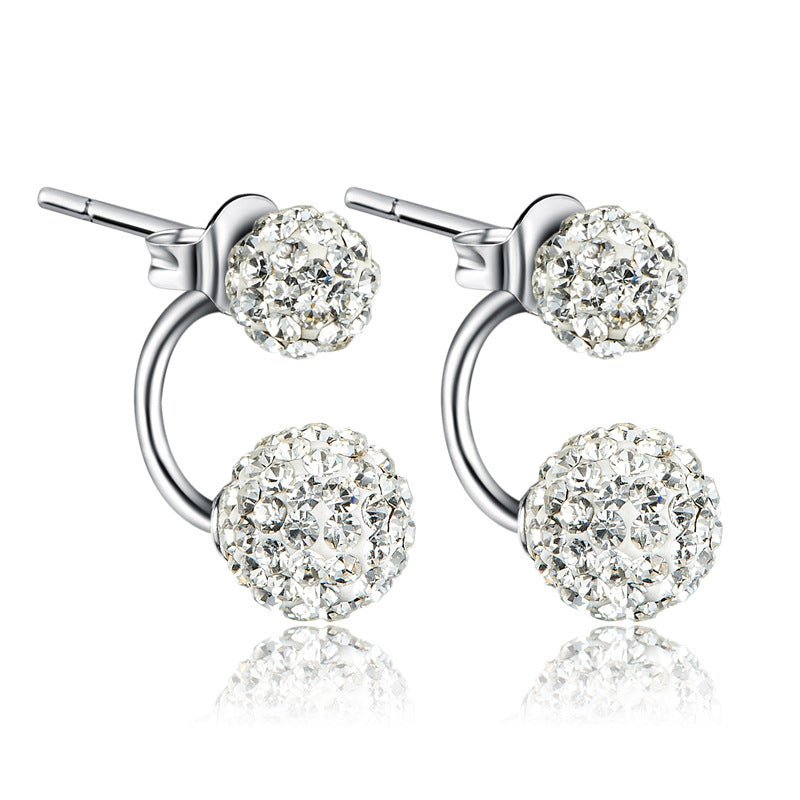 Rhinestone earrings Jewelry dealsniper-net