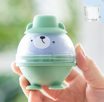 Whisky Ice Hockey Mold Silica Gel Food Grade Kitchen Gadgets Kitchen dealsniper-net Green