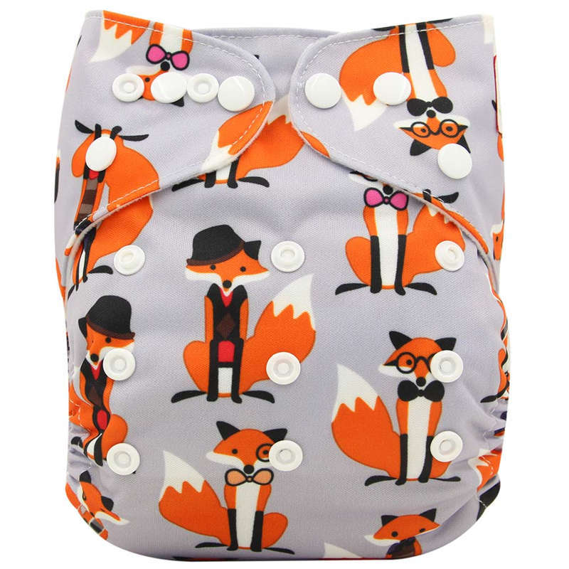Washable Baby Cloth Diaper Breathable Diaper Pants 0-3 Years Old Kids DealSniper.net OB102 One size
