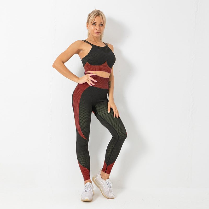 Yoga sets female sport gym suit Women Gym From House