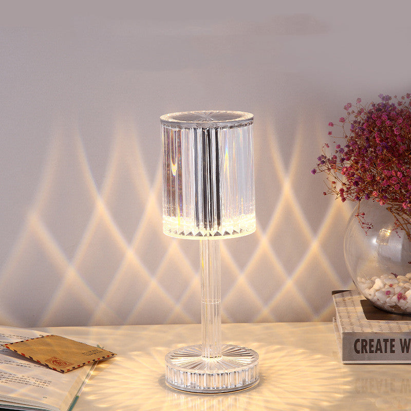 Crystal Table Lamp Hotel Decoration Diamond Warm Led Home dealsniper-net