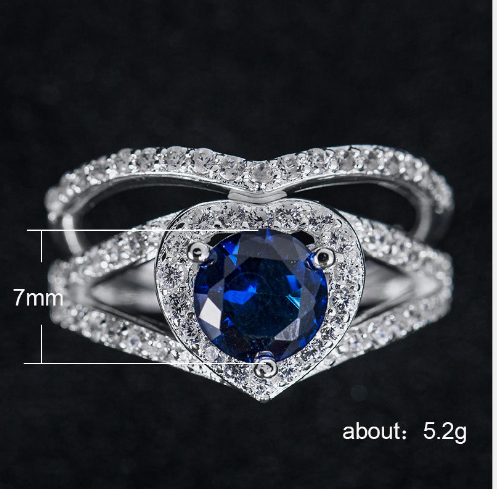 Heart-shaped Diamond Ring Jewelry dealsniper-net