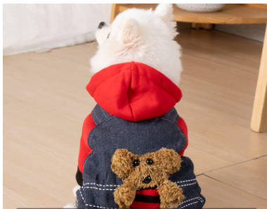 Design Instant Noodle Dog Round Closed Cat Litter Cute Shiba Inu Pet Supplies Pets dealsniper-net Bear overalls 2XL