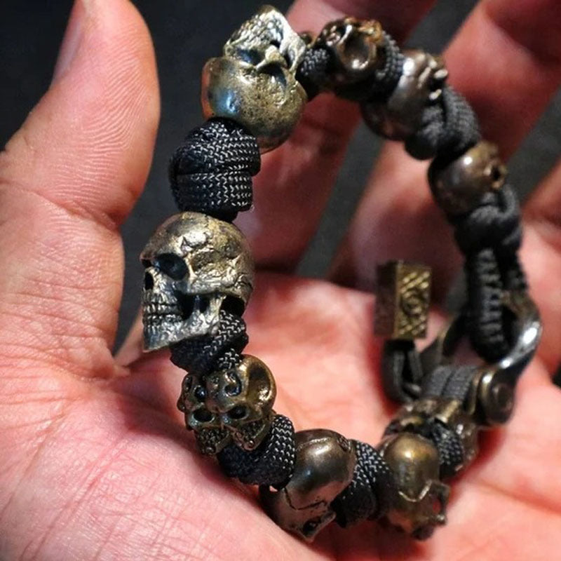 Halloween Jewelry Skull Premium Paracord Bracelet Stylish Skull Jewelry null