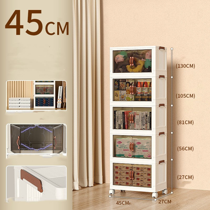 Oversized Storage Box Household Clothing Organizer House DealSniper.net Face width45cm Fifth floor