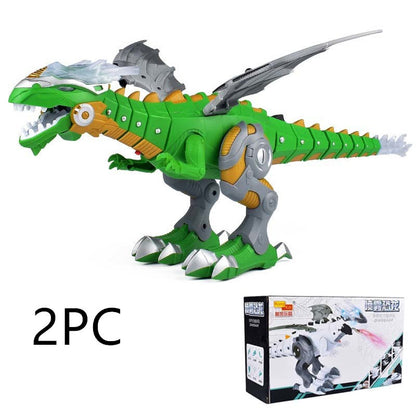 Intelligent Robot Toy Dinosaur Kids dealsniper-net 2PC Green