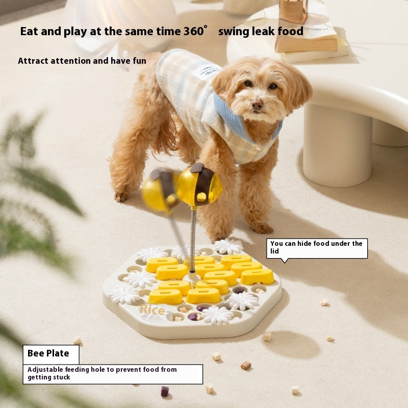 Dog Slow Food Leakage Food Feeder Pet Interactive Pets Gym From House