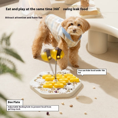 Dog Slow Food Leakage Food Feeder Pet Interactive Pets Gym From House