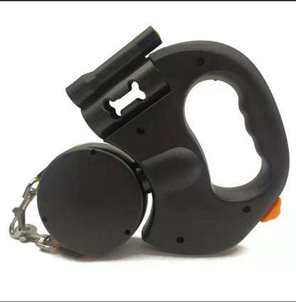 Retractable Dog Leash For Small Dogs Reflective Dual Pet Leash Pets DealSniper.net Black 3 M