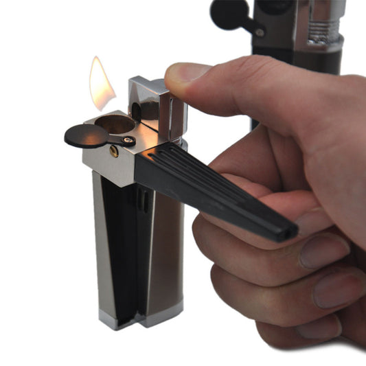 Portable Foldable Mini Pipe Dual Purpose Metal Cap Lighter Gadgets DealSniper.net
