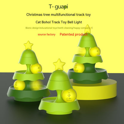 New Christmas Tree Mini Three-layer Track Pets dealsniper-net