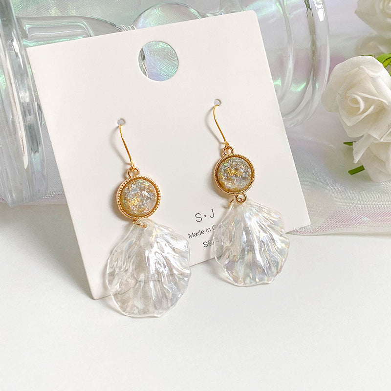 Acrylic Shell Earrings Deals DealSniper.net