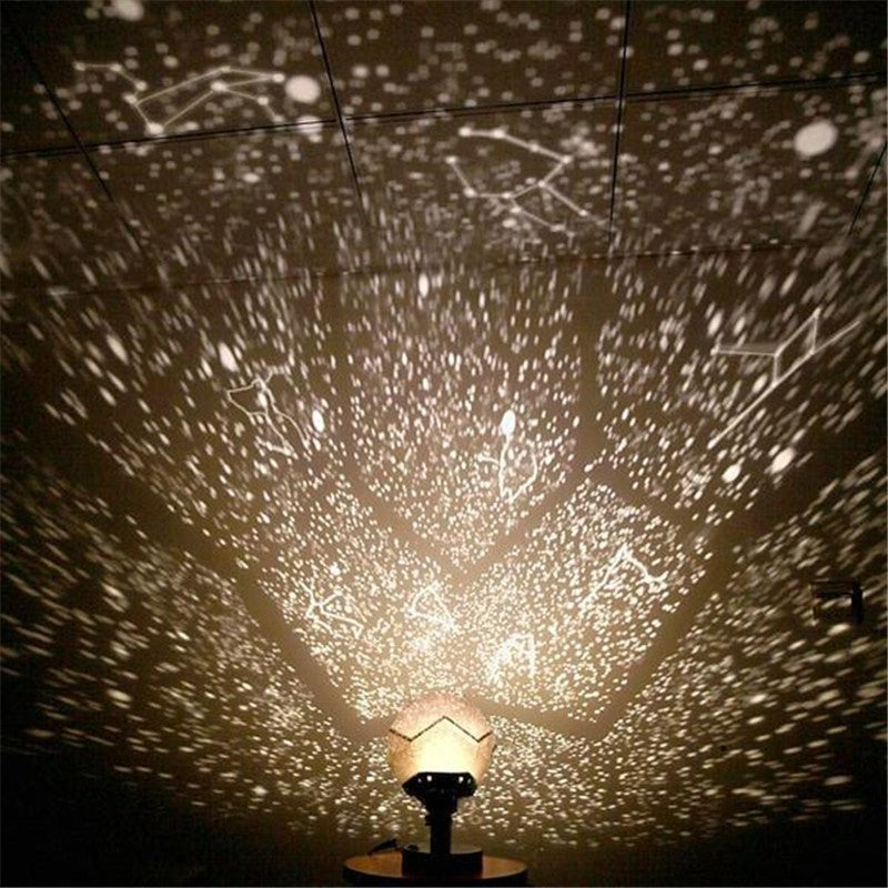 LED Starry Sky Projector Night Lights 3D Projection Night Lamp USB Charging Home Planetarium Kids Bedroom Decoration Room Lighting Home dealsniper-net