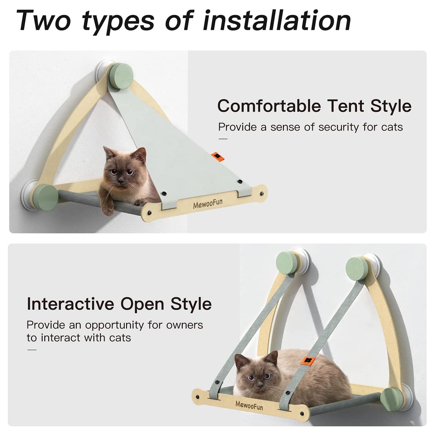 Cat Hammock Pet Hanging Beds Cat Sunny Window Seat Mount