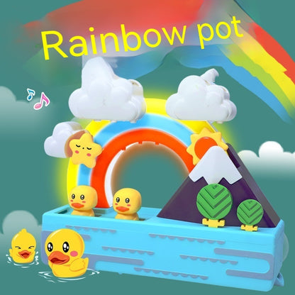 Children's Rainbow Little Duck Water Toys Kids DealSniper.net