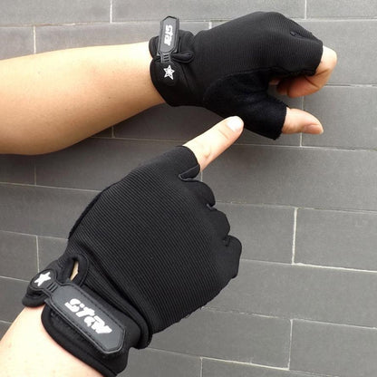 Sports fitness gloves Sports dealsniper-net Black L