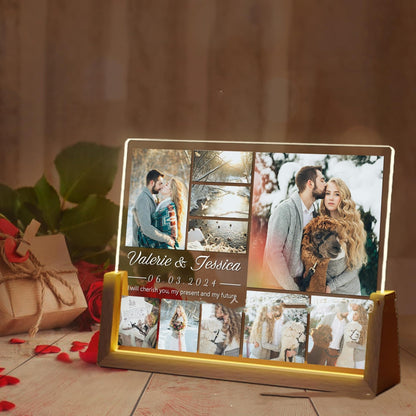 Small Night Lamp Mother's Day Photo Printing Decoration Home Decor DealSniper.net A8 Colorful Light USB
