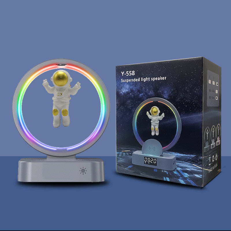 Magnetic Levitation Bluetooth Speaker Astronaut Gadgets DealSniper.net Gold Basic model USB