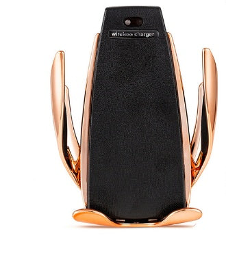 S5 Car Wireless Charging Mobile Phone Bracket Vehicle DealSniper.net S5 Gold